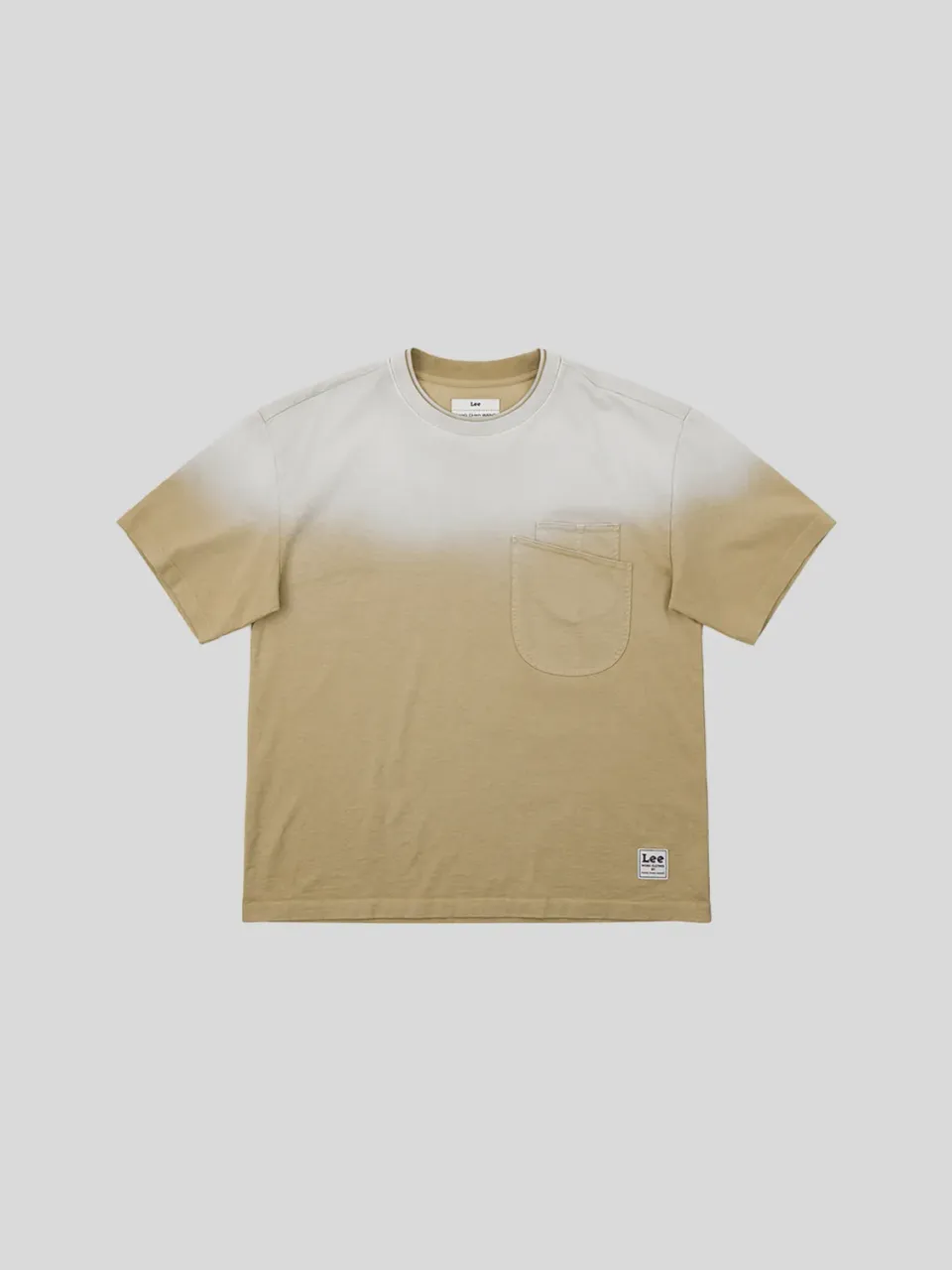 Lee x Feng Chen Wang Spray-Wash T-shirt dobbeltkrave