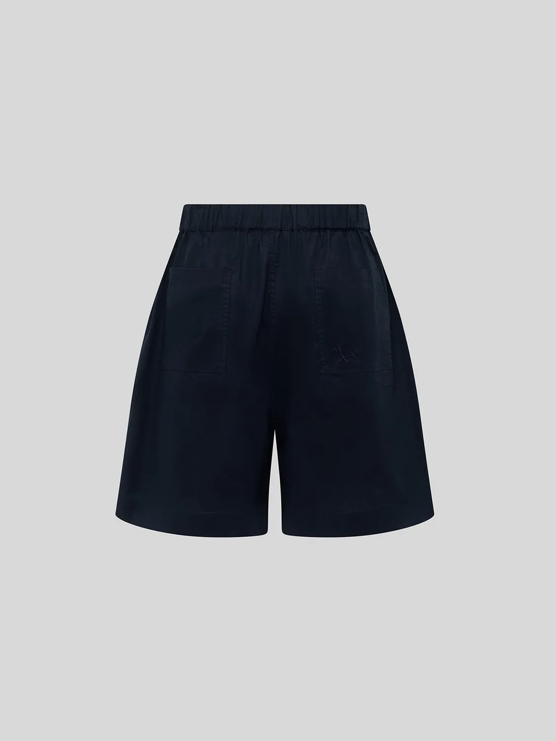 Laneus Melrose bermuda navy elastik bomuld