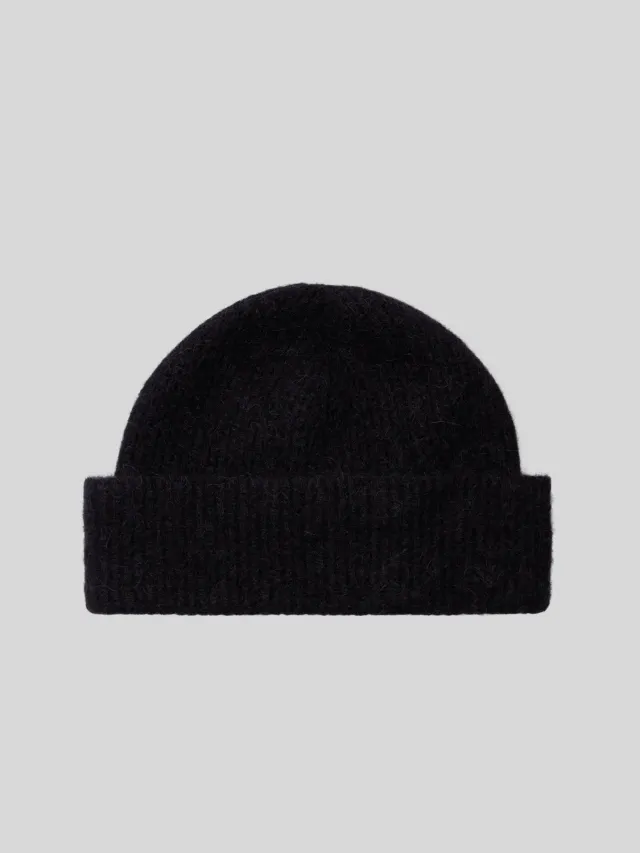 Laneus Hat Destroyed hue sort uldblanding