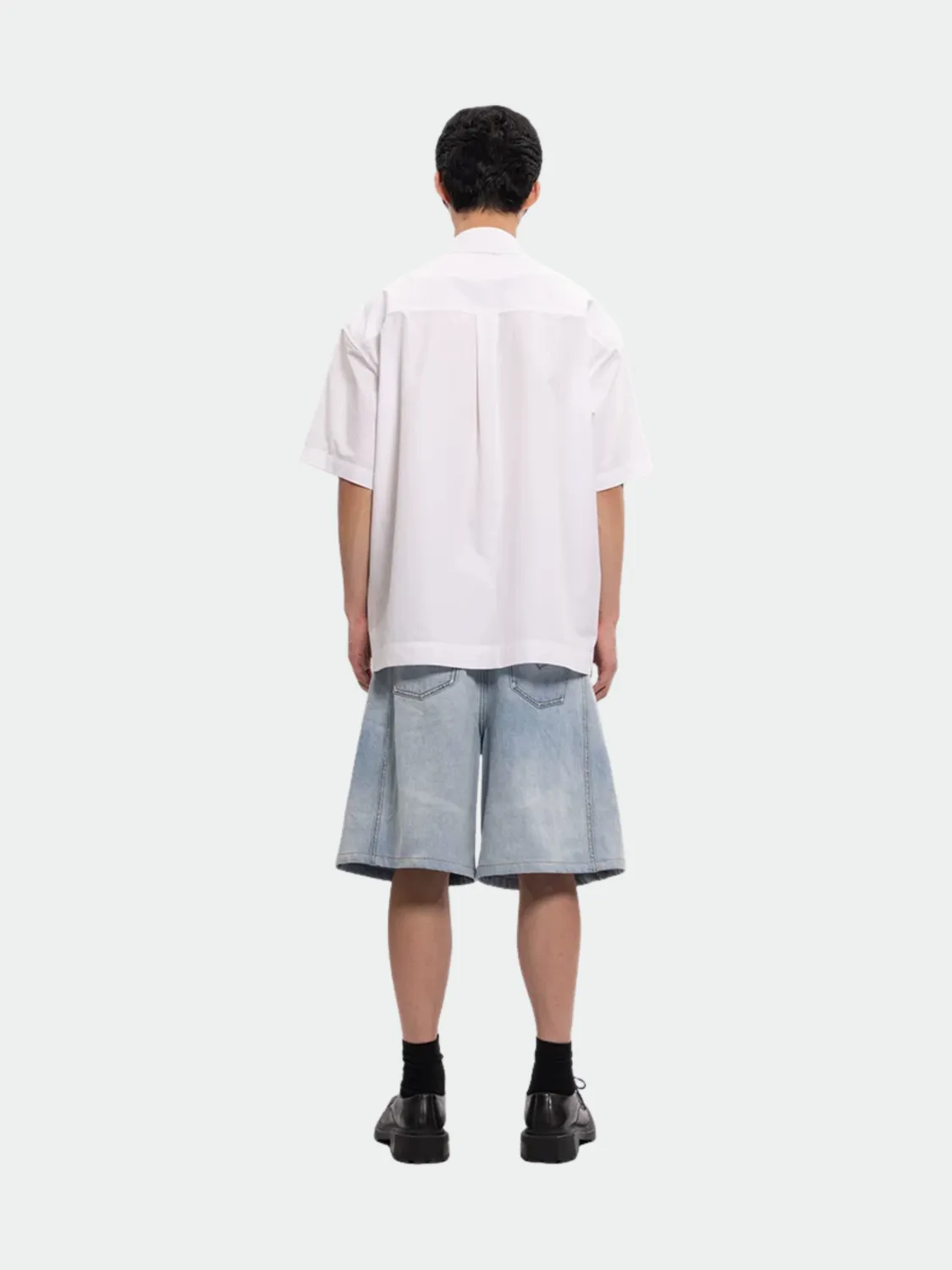 Feng Chen Wang Bamboo kortærmet skjorte XS-XL applikation