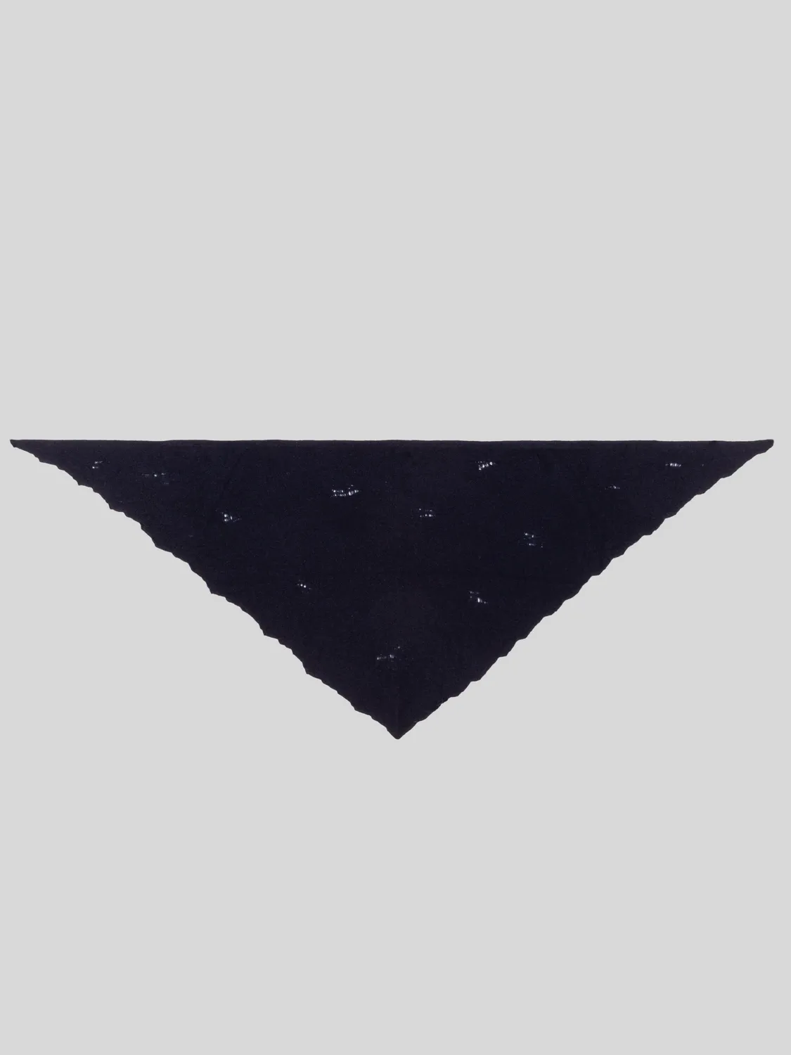 Laneus F6LAUASC219-160 tørklæde uld navy